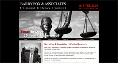 Desktop Screenshot of barryfox.ca