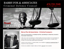Tablet Screenshot of barryfox.ca